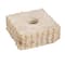 Hello Honey® 3.25" Decorative Marble & Travertine Candle Holder